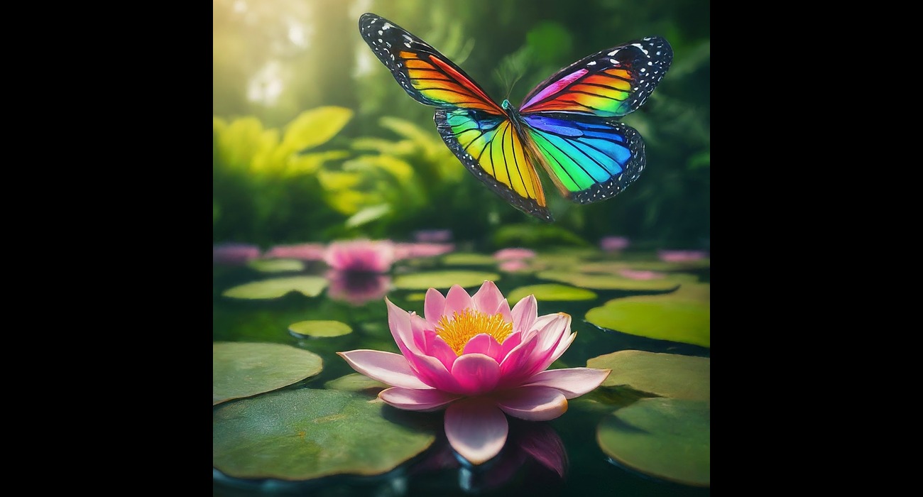 Rainbow butterfly