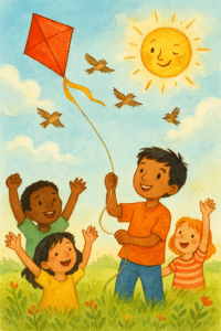 Brave little kite