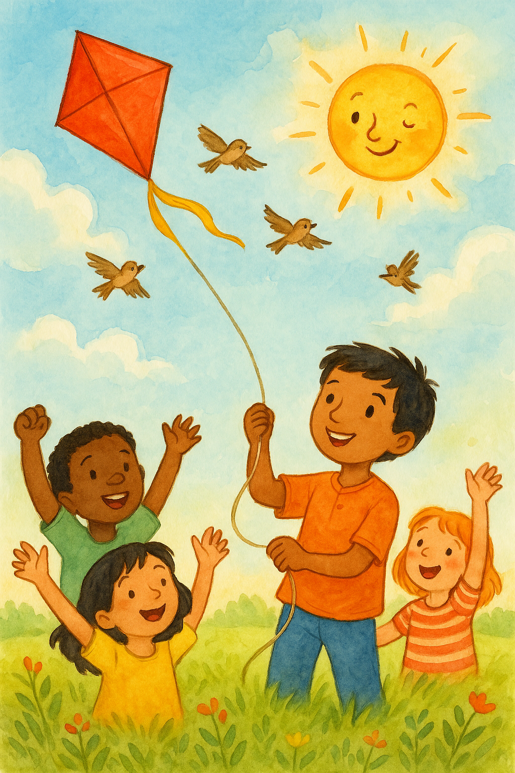 Brave little kite